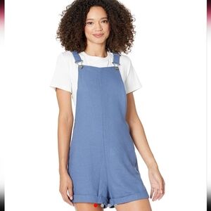 Women's Fashion Blue Overall Shorts NWT Sz M